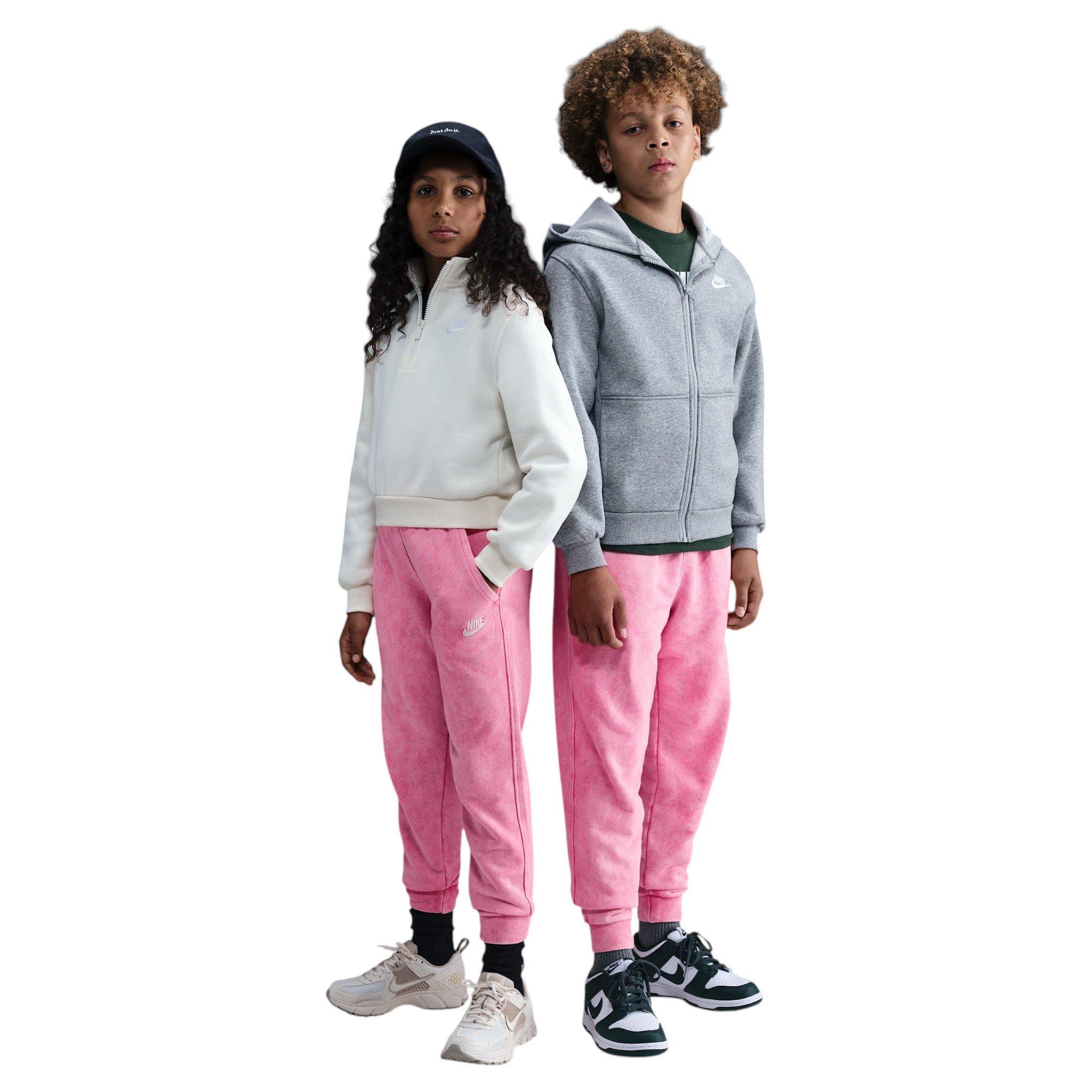 Nike Big Kids' Sportswear Club Fleece French Terry Joggers - Pink - PINK